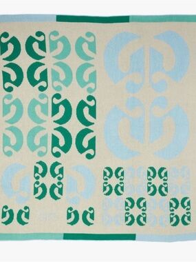 Glossier Fields Greens Blanket